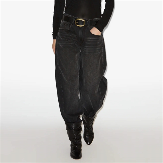 Isabel Marant Oriane Jeans, Faded Black